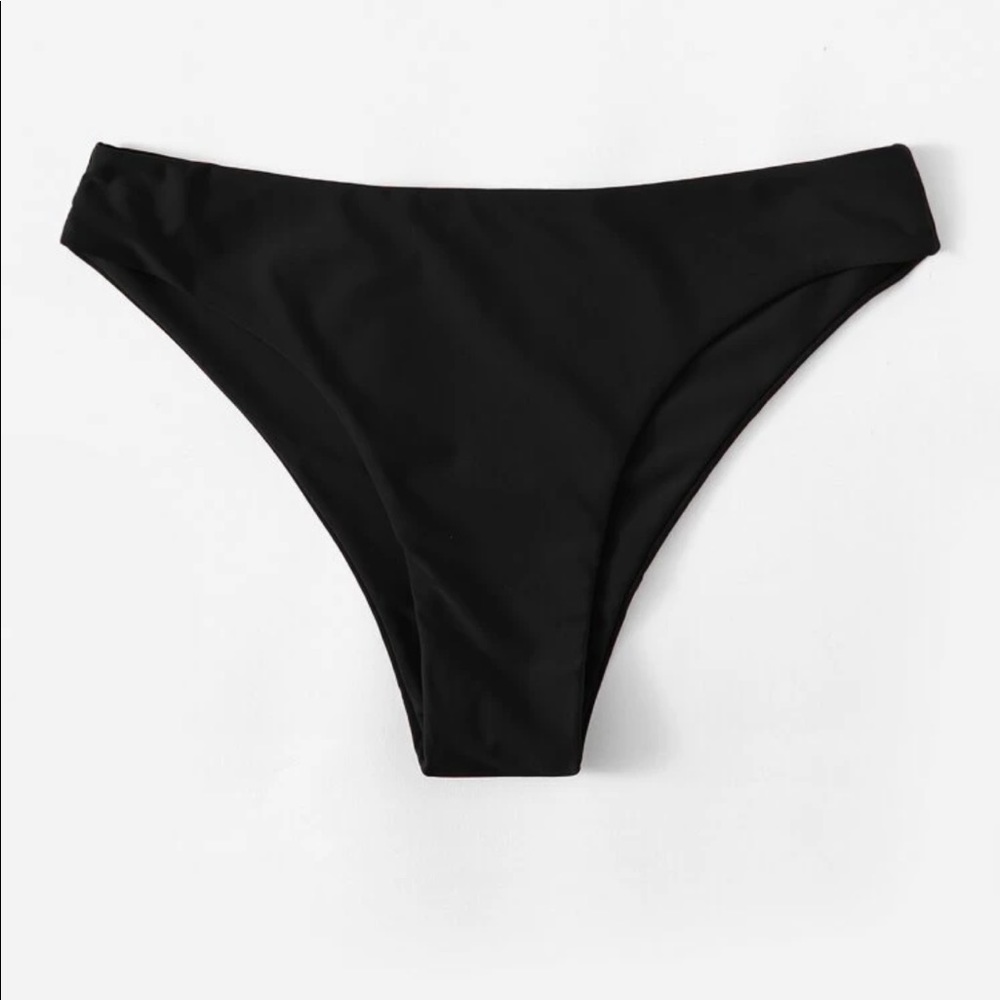 Black Shein bikini bottom